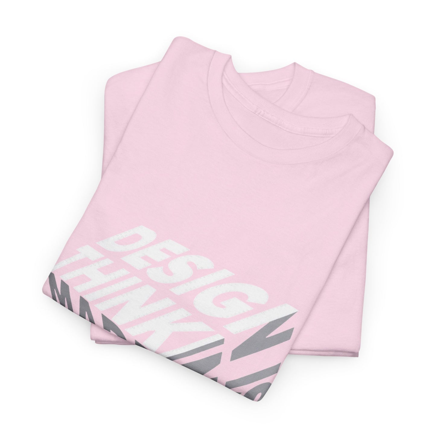 Design Thinking  Heavy Cotton Tee, Casual Graphic Tees, Gift for Designers, Cool Everyday Wear, Unique Art Shirt, Trendy Fashion Top