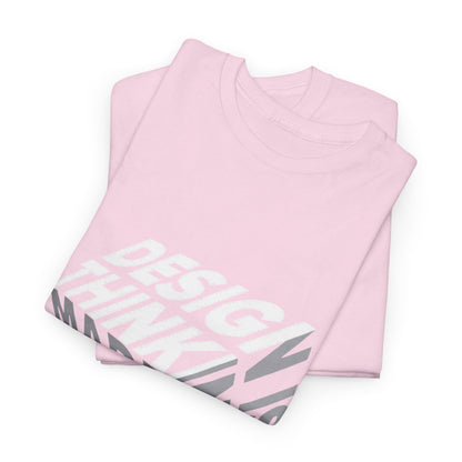 Design Thinking  Heavy Cotton Tee, Casual Graphic Tees, Gift for Designers, Cool Everyday Wear, Unique Art Shirt, Trendy Fashion Top