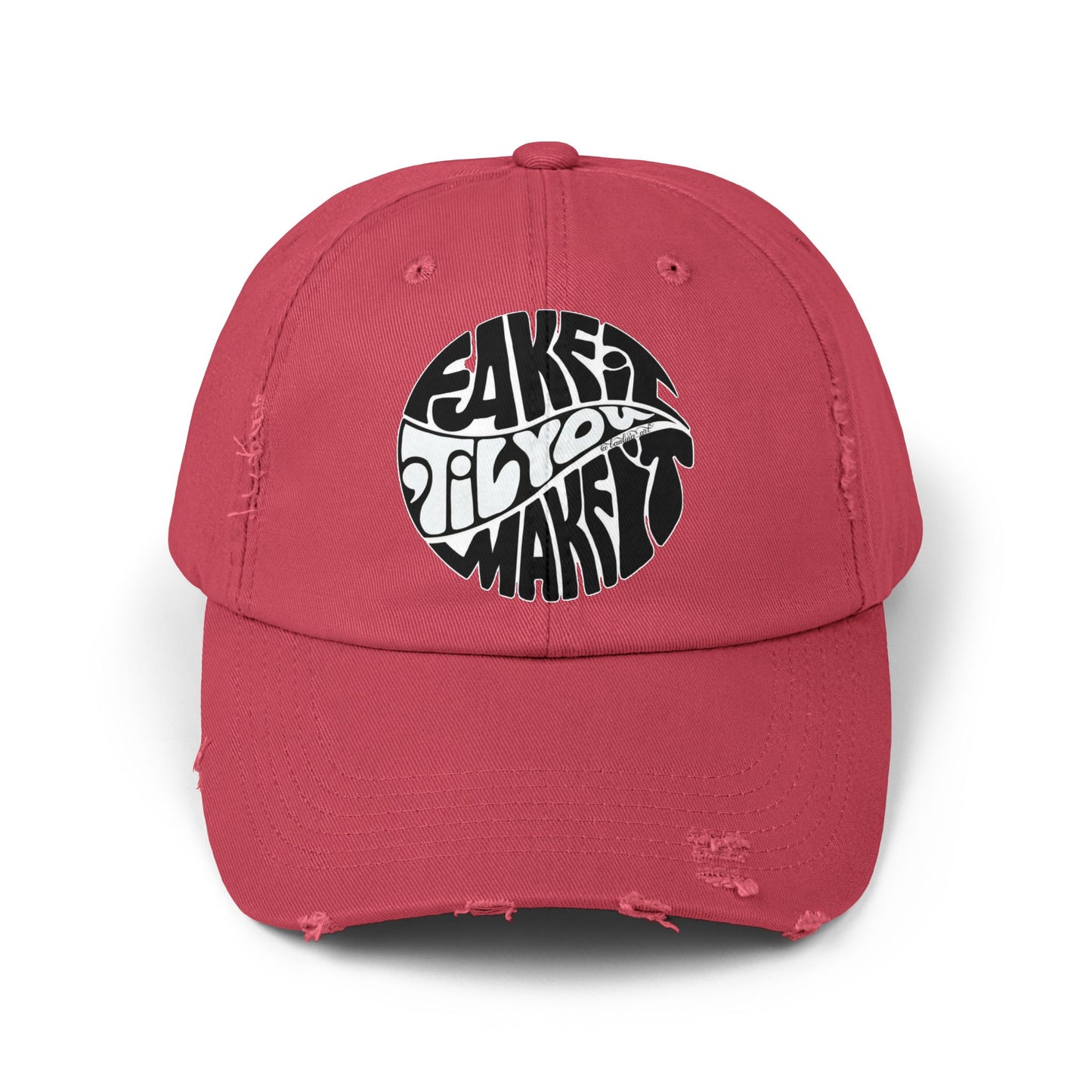 Retro Distressed Cap: Casual Fashion Statement, Gift for Him/Her, Everyday Wear, Trendy Headwear, Perfect for Outdoor Activities