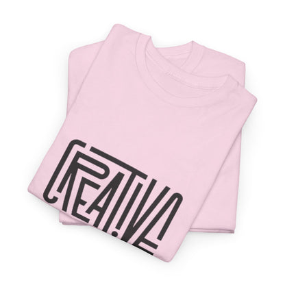 Creative Vibes Heavy Cotton Tee, Artistic T-Shirt for Creatives, Gift for Artists, Daily Wear, Inspiration Tee