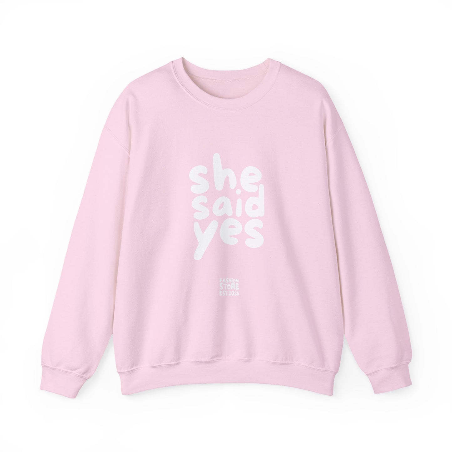 She Said Yes Sweatshirt, Engagement Gift for Bride-to-Be, Cozy Crewneck, Wedding Celebration, Proposal Reminder