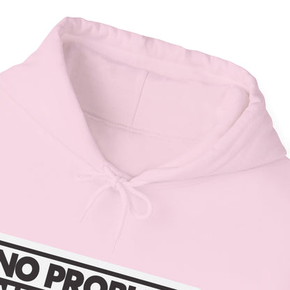 No Problem Graphic Hoodie, Unisex Cozy Sweatshirt, Casual Streetwear, Gift for Friends, Everyday Wear, Fun Fashion