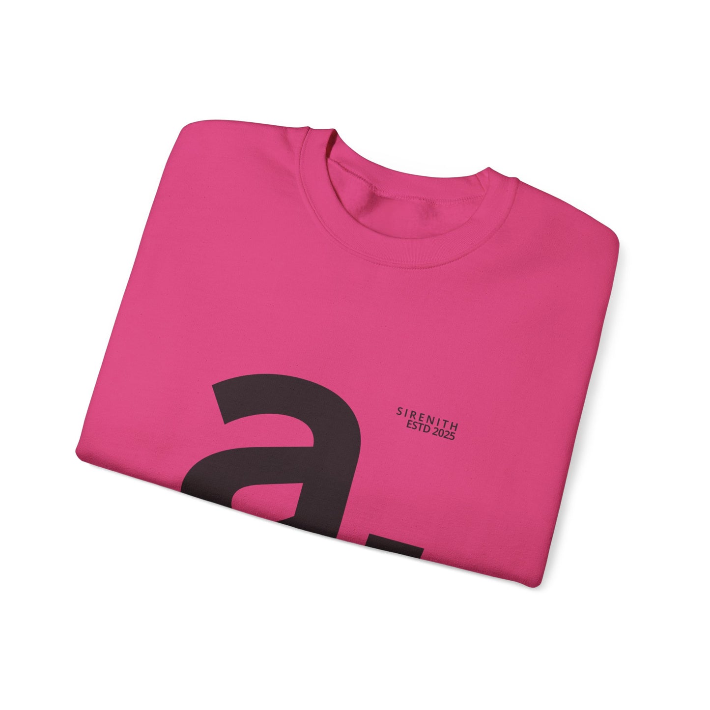 Minimalist Graphic Sweatshirt with Bold Lettering, Cozy Fashion for Casual Outfits, Perfect Gift for Birthdays, Holidays, Unisex Apparel