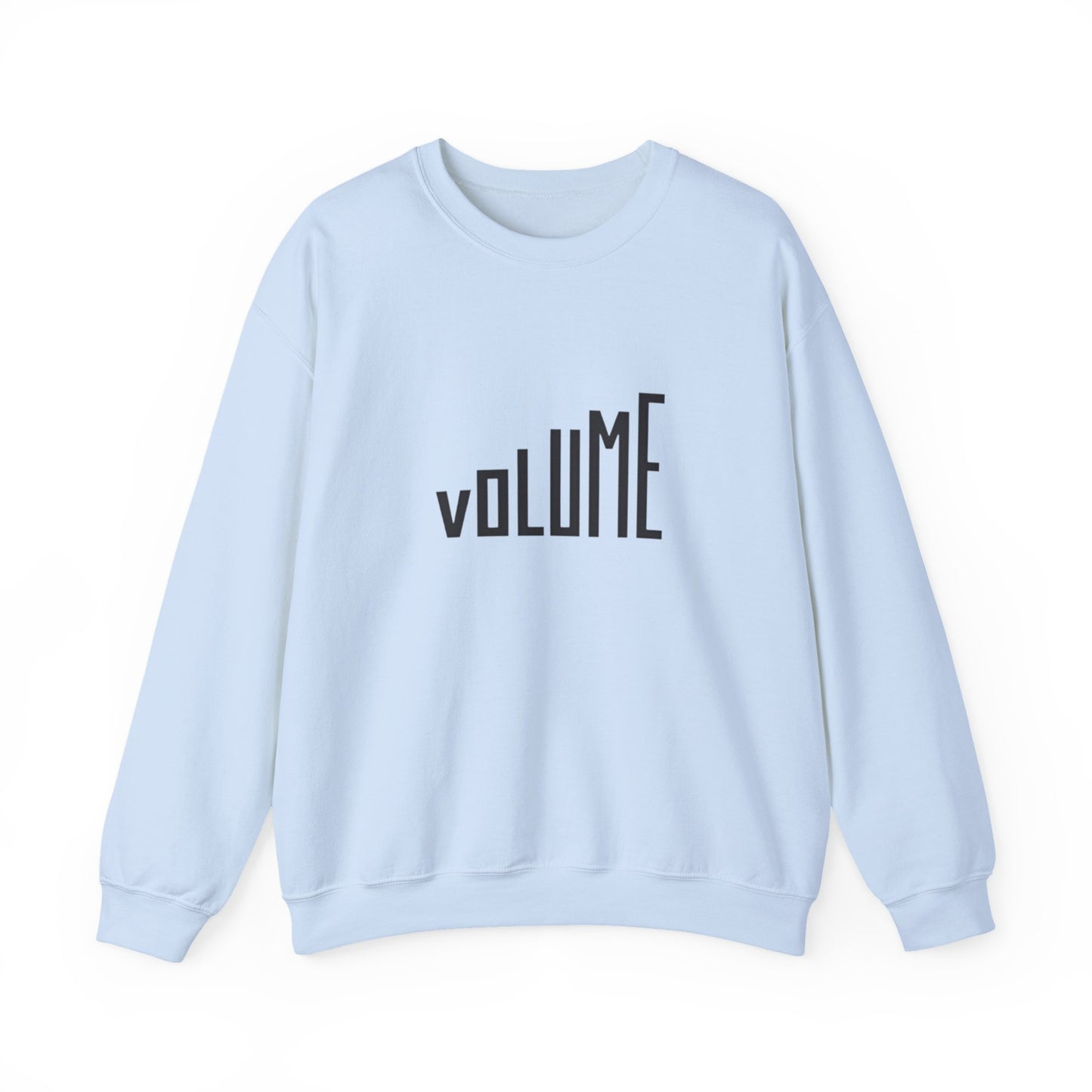 Volume Graphic Unisex Crewneck Sweatshirt - Cozy Casual Wear, Music Lover Gift, Festival Attire, Comfortable Everyday Style, Trendy