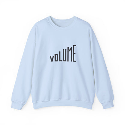 Volume Graphic Unisex Crewneck Sweatshirt - Cozy Casual Wear, Music Lover Gift, Festival Attire, Comfortable Everyday Style, Trendy