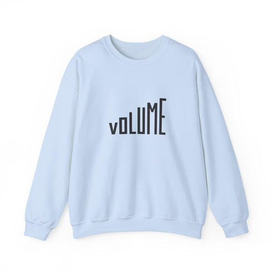 Volume Graphic Unisex Crewneck Sweatshirt - Cozy Casual Wear, Music Lover Gift, Festival Attire, Comfortable Everyday Style, Trendy