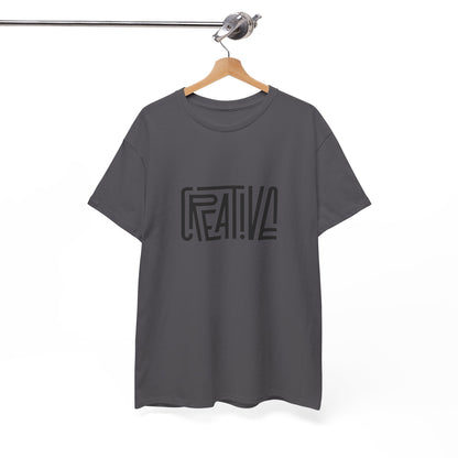 Creative Vibes Heavy Cotton Tee, Artistic T-Shirt for Creatives, Gift for Artists, Daily Wear, Inspiration Tee