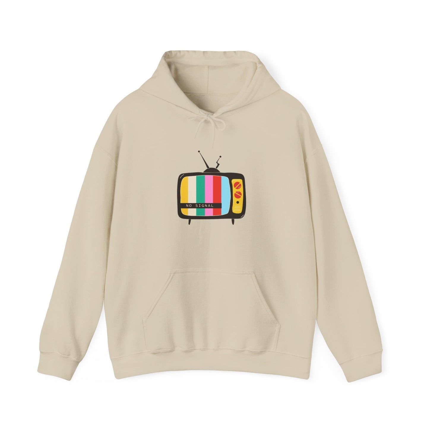 Retro TV Graphic Unisex Hoodie, Vintage Sweater, Cozy Fun Sweatshirt, Gift for Gamers, Movie Lovers, Perfect for Fall
