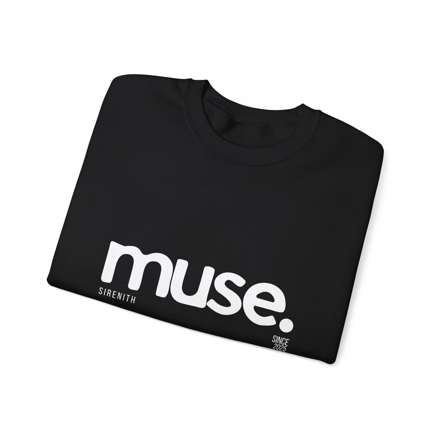 Chic Muse Unisex Heavy Blend Crewneck Sweatshirt, Cozy Casual Style, Gift for Creatives, Fashionable Sweatshirt, Layering Essential