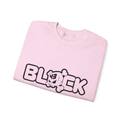 Stylish Unisex Crewneck Sweatshirt - Trendy Block Design, Cozy Winter Apparel, Perfect for Casual Outings, Gift for Friends