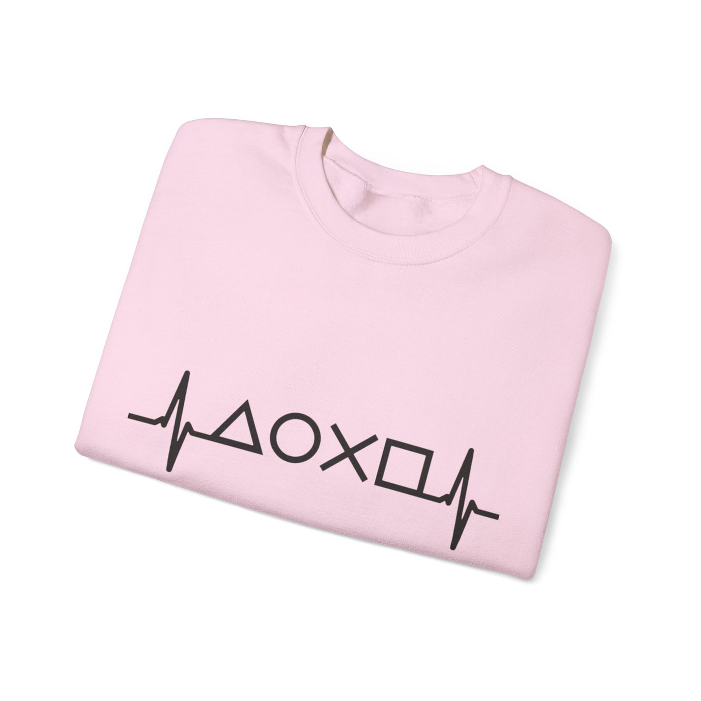 Heartbeat Unisex Sweatshirt, Cozy Crewneck Sweatshirt, Graphic Sweatshirt, Gift for Him/Her, Casual Wear, Perfect for Seasons