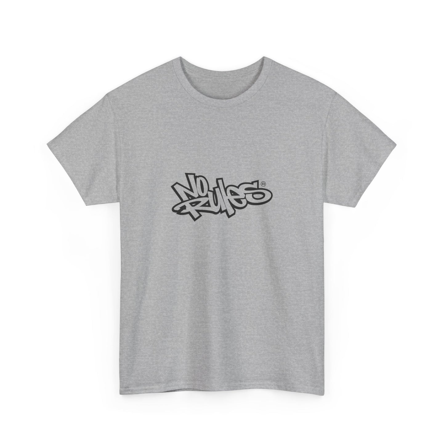 Heavy Cotton Tee with Graffiti Design, Streetwear, Casual Wear, Gift for Her, Gift for Him, Urban Fashion, Everyday Style