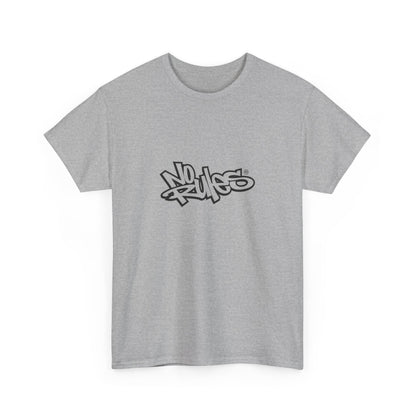 Heavy Cotton Tee with Graffiti Design, Streetwear, Casual Wear, Gift for Her, Gift for Him, Urban Fashion, Everyday Style
