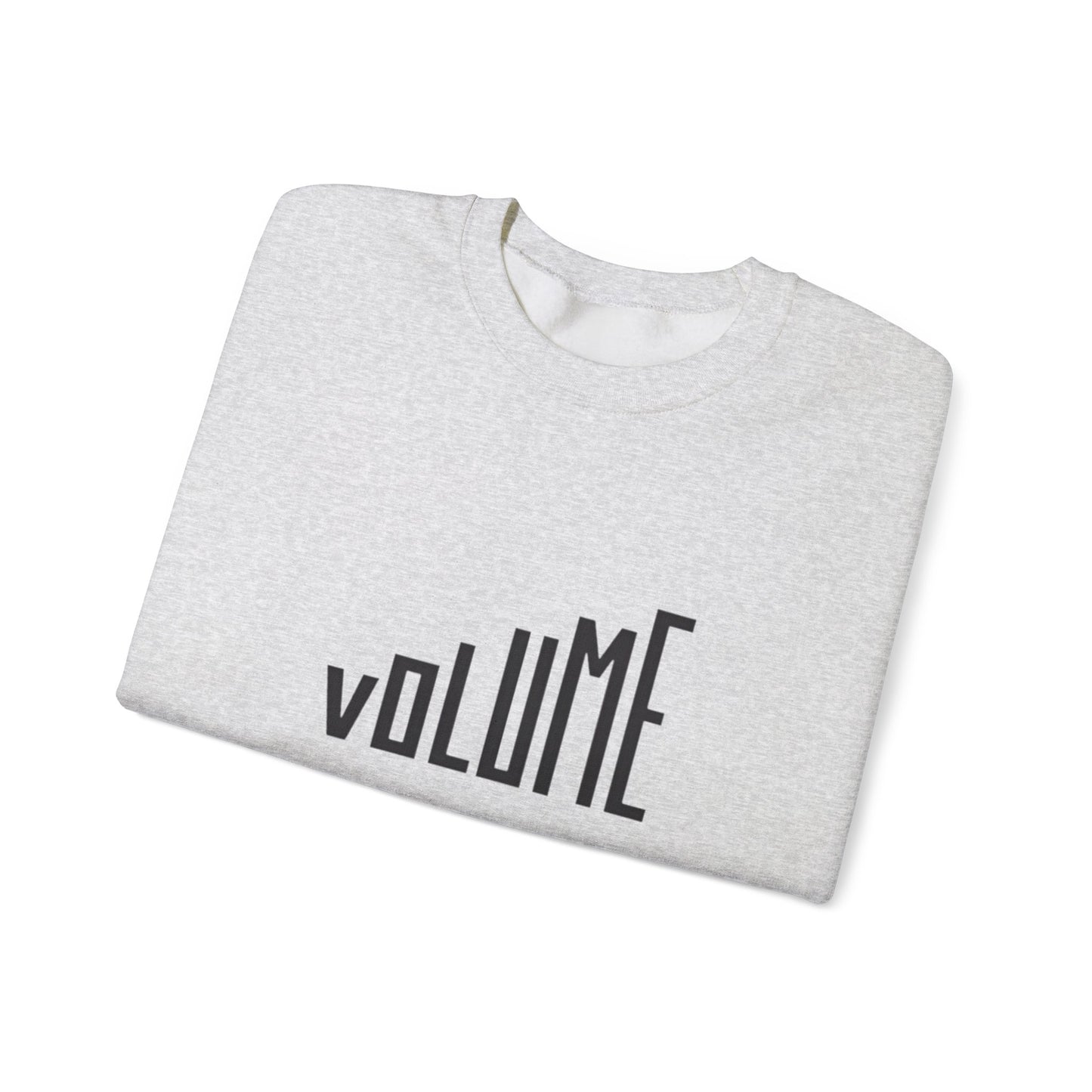 Volume Graphic Unisex Crewneck Sweatshirt - Cozy Casual Wear, Music Lover Gift, Festival Attire, Comfortable Everyday Style, Trendy