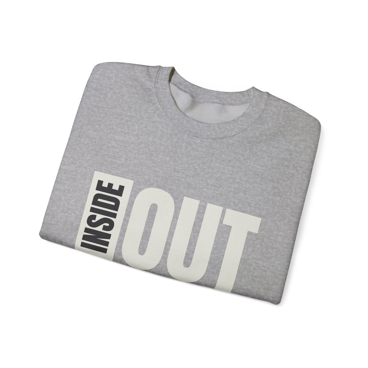 Inside Out Unisex Crewneck Sweatshirt - Cozy Apparel for Casual Days, Perfect Gift for Friends, Trendy Streetwear, Unique Style
