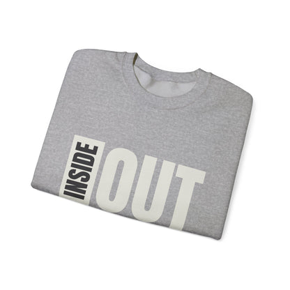 Inside Out Unisex Crewneck Sweatshirt - Cozy Apparel for Casual Days, Perfect Gift for Friends, Trendy Streetwear, Unique Style