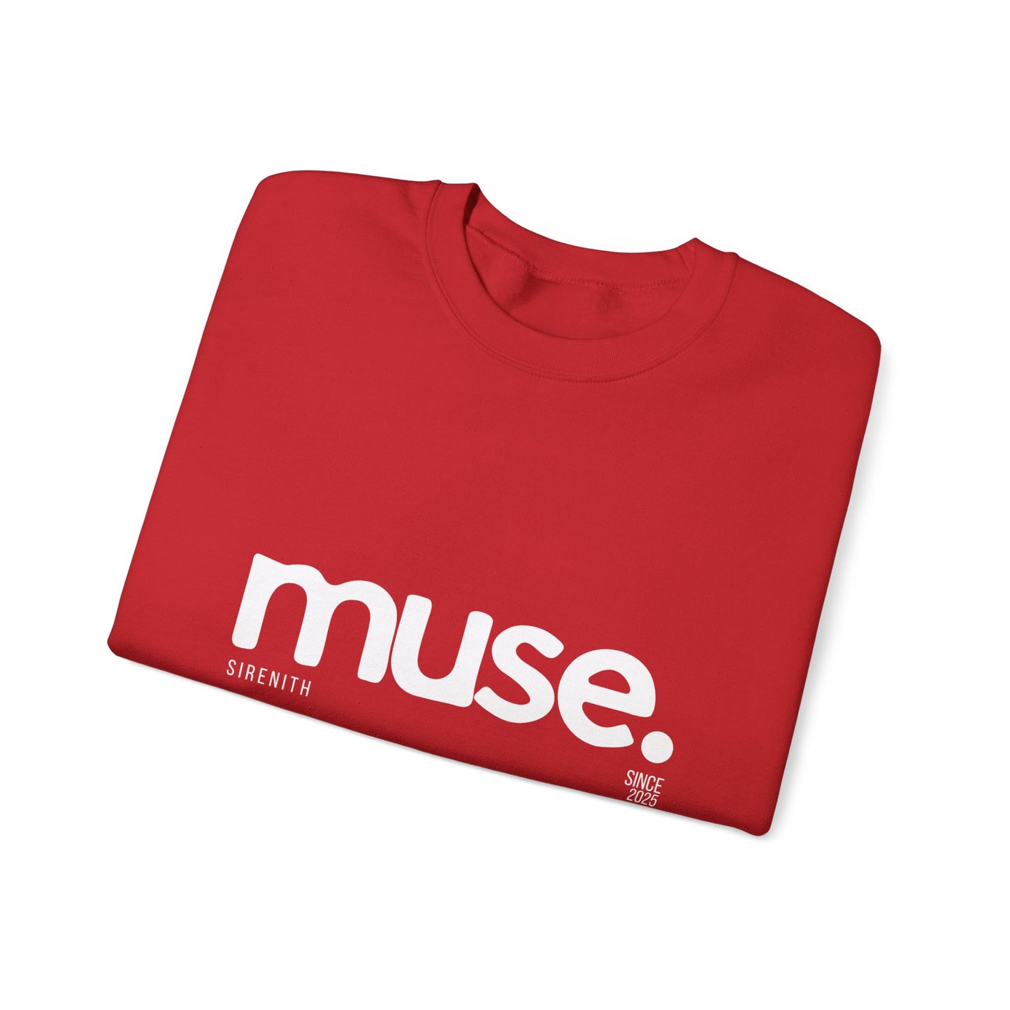 Chic Muse Unisex Heavy Blend Crewneck Sweatshirt, Cozy Casual Style, Gift for Creatives, Fashionable Sweatshirt, Layering Essential