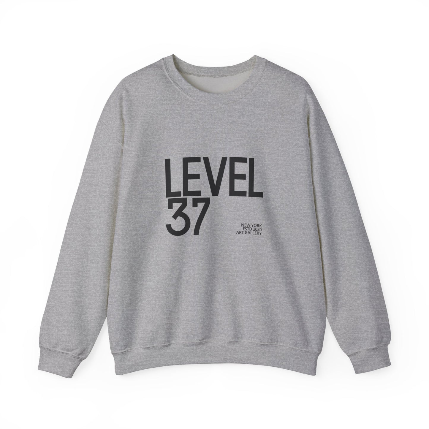 Level 37 Unisex Heavy Blend™ Crewneck Sweatshirt - Gaming Gift, Casual Wear, Birthday Present, Trendy Sweater, Unique Design