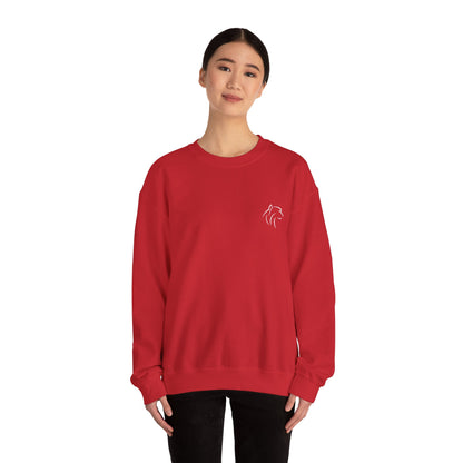 Women's Crewneck Sweatshirt, Cozy Pullover, Gift for Animal Lovers, Casual Wear, Stylish Outfit