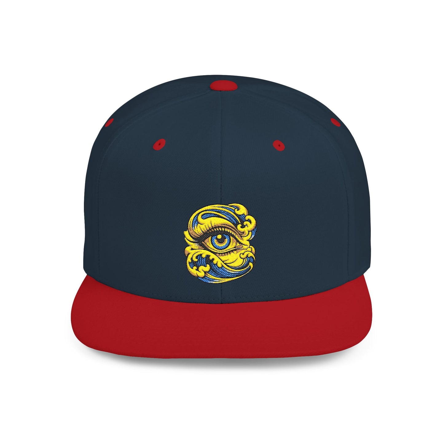 Eye-Catching Embroidered Snapback Hat | Trendy Cap, Casual Accessories, Outdoor Style, Unique Gift, Streetwear Fashion