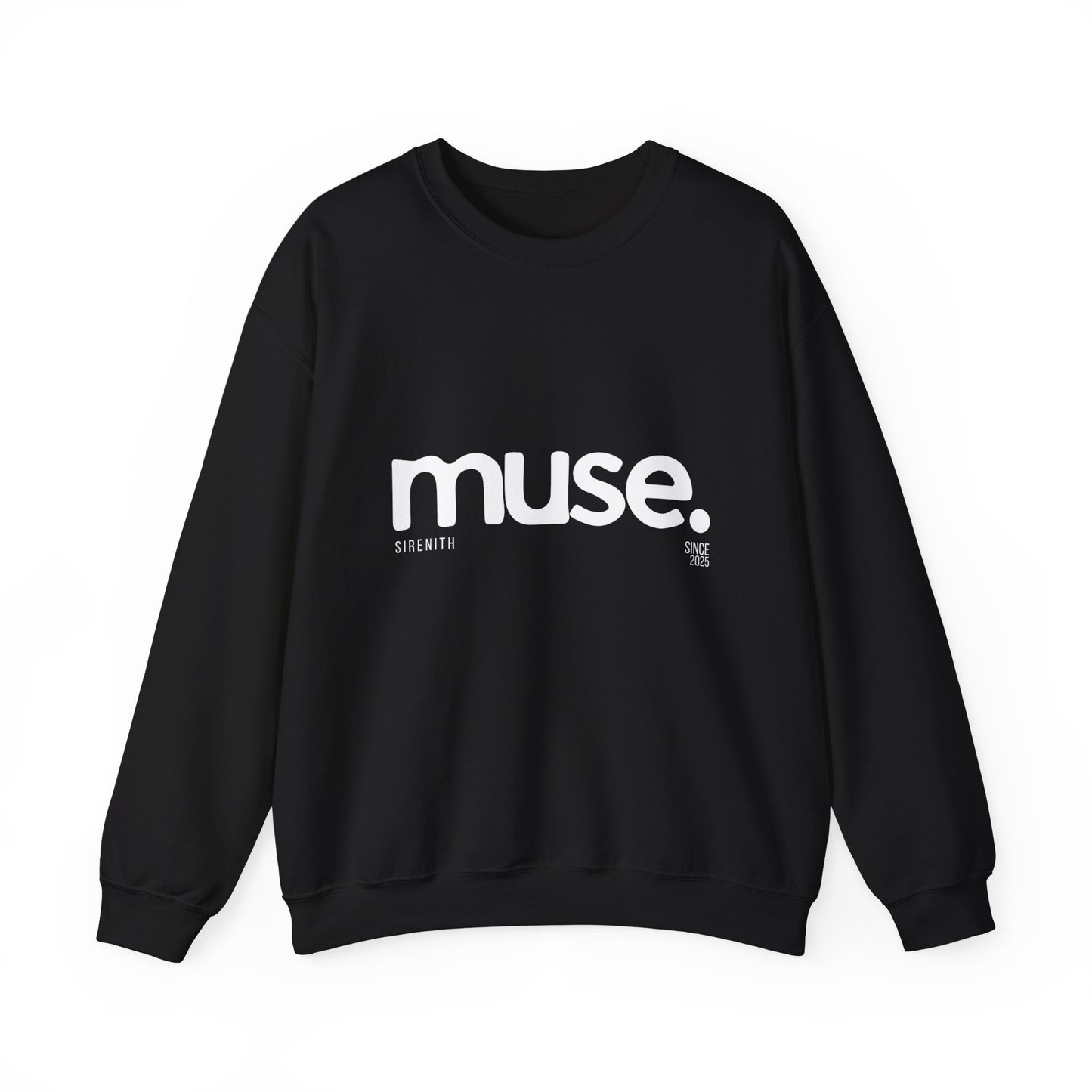 Chic Muse Unisex Heavy Blend Crewneck Sweatshirt, Cozy Casual Style, Gift for Creatives, Fashionable Sweatshirt, Layering Essential