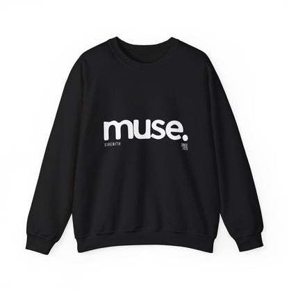 Chic Muse Unisex Heavy Blend Crewneck Sweatshirt, Cozy Casual Style, Gift for Creatives, Fashionable Sweatshirt, Layering Essential