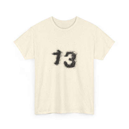 Heavy Cotton Tee with Graphic 13 - Trendy Streetwear, Casual Wear, Gift for Fans, Halloween Apparel, Unique Graphic Tee