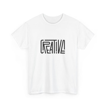 Creative Vibes Heavy Cotton Tee, Artistic T-Shirt for Creatives, Gift for Artists, Daily Wear, Inspiration Tee