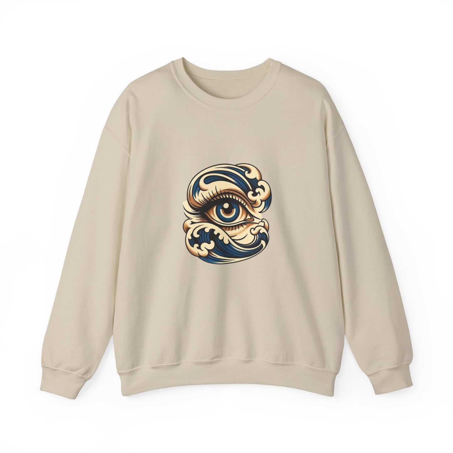 Eye of Awareness Unisex Crewneck Sweatshirt | Cozy Artistic Wear, Casual Gift, Art-Lovers Attire, Everyday Comfort