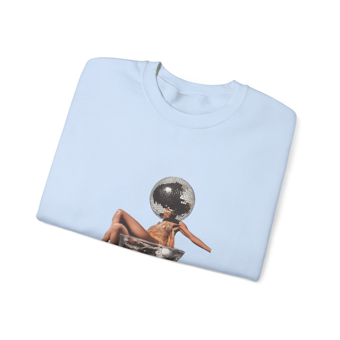 Stylish Party Vibe Crewneck Sweatshirt | Funky Fashion, Casual Wear, Unisex Gift, Trendy Outfit, Statement Sweatshirt