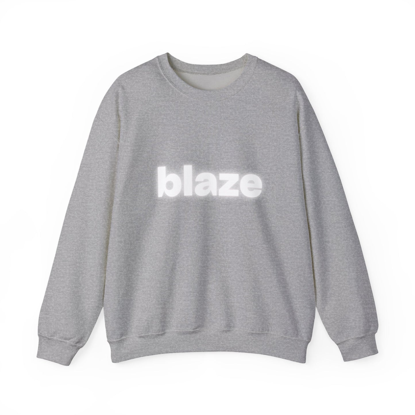 Cozy Unisex Crewneck Sweatshirt - Blaze Design, Comfortable Layering, Gift for Her/Him, Casual Wear, Fall/Winter Essential, Relaxed Fashion