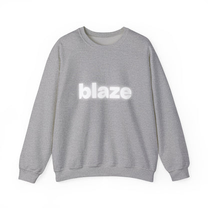 Cozy Unisex Crewneck Sweatshirt - Blaze Design, Comfortable Layering, Gift for Her/Him, Casual Wear, Fall/Winter Essential, Relaxed Fashion