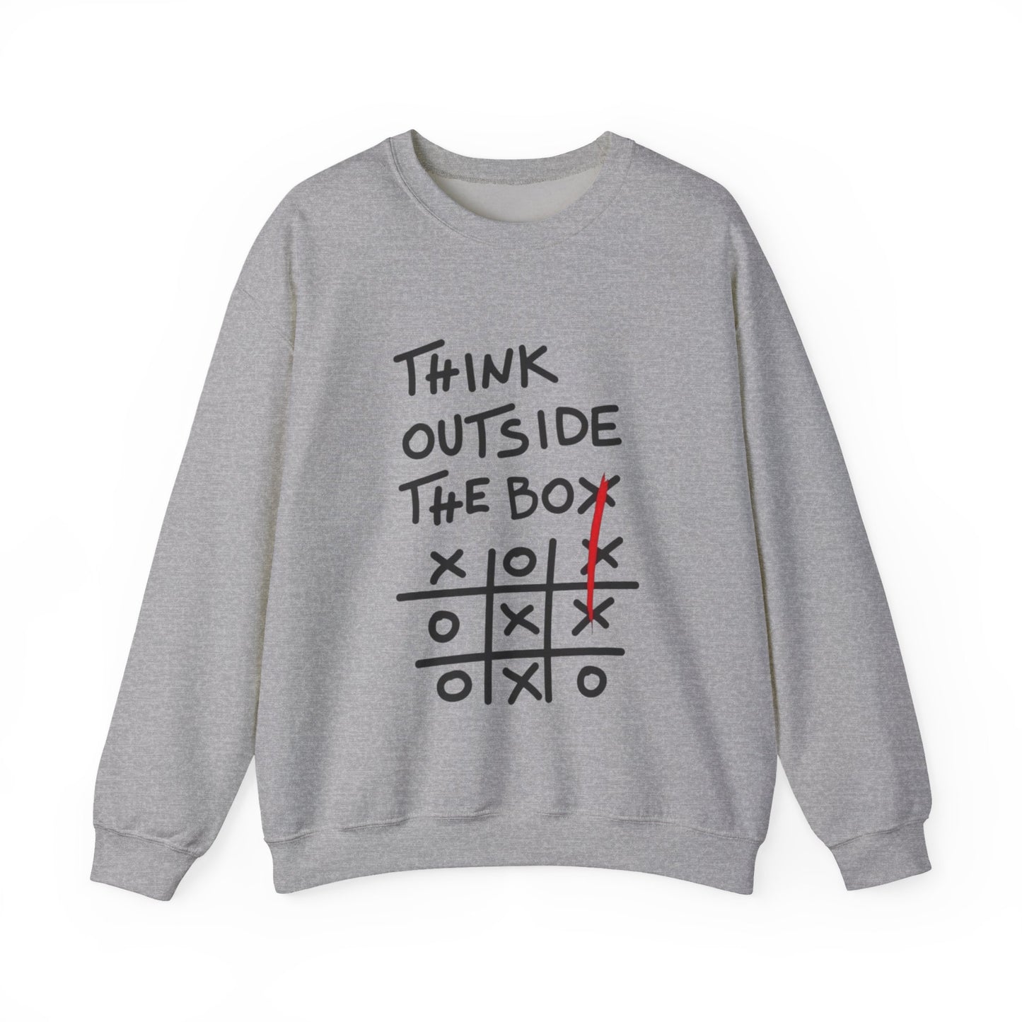 Creative Thinking Sweatshirt, Gift for Entrepreneurs, Cozy Crewneck, Motivational Apparel, Perfect for Casual Days