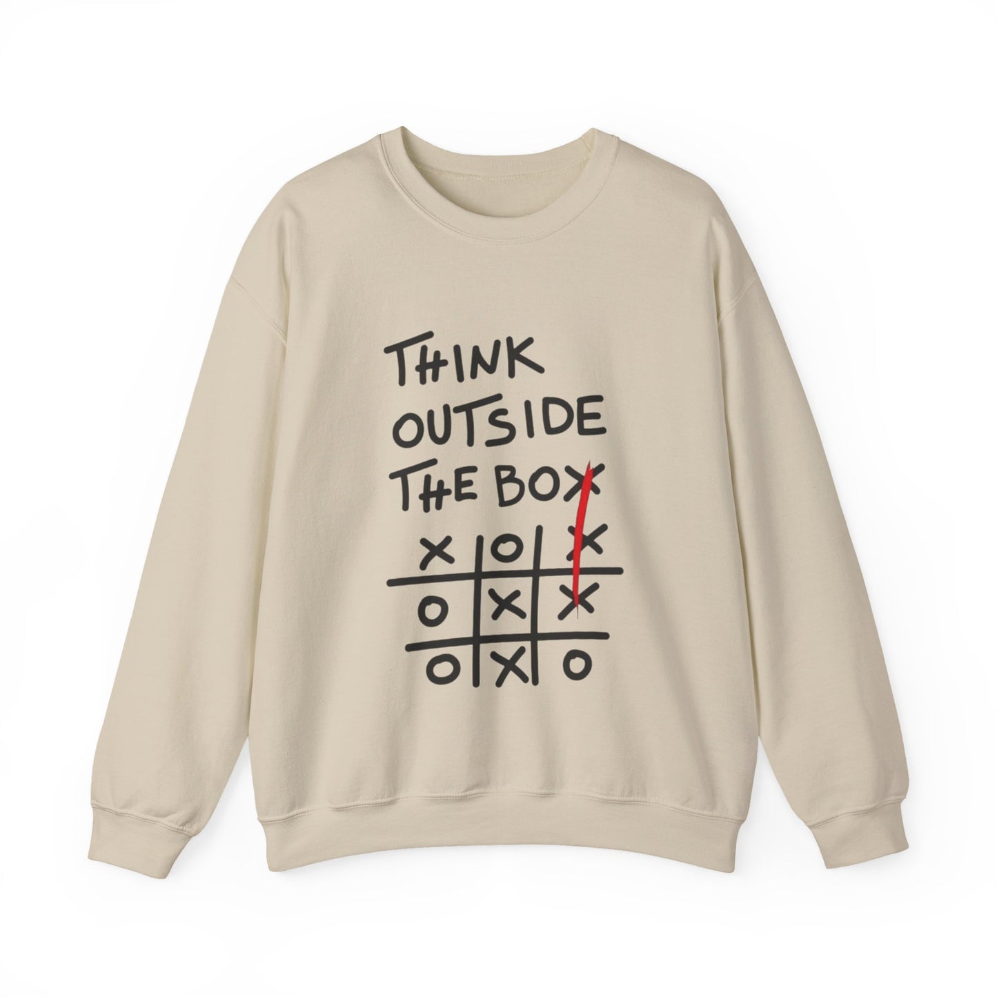 Creative Thinking Sweatshirt, Gift for Entrepreneurs, Cozy Crewneck, Motivational Apparel, Perfect for Casual Days