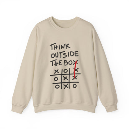 Creative Thinking Sweatshirt, Gift for Entrepreneurs, Cozy Crewneck, Motivational Apparel, Perfect for Casual Days