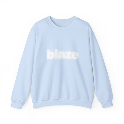 Cozy Unisex Crewneck Sweatshirt - Blaze Design, Comfortable Layering, Gift for Her/Him, Casual Wear, Fall/Winter Essential, Relaxed Fashion