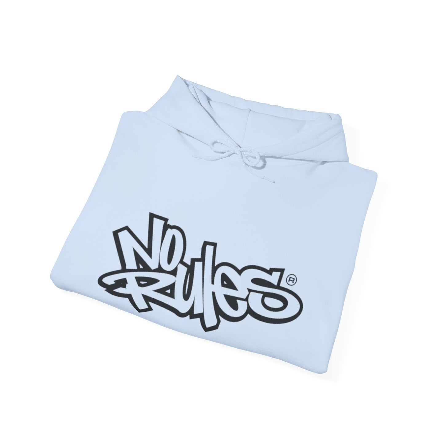 No Rules Hoodie | Unisex Heavy Blend Sweatshirt, Streetwear Fashion, Casual Wear, Gift for Friends, Urban Style