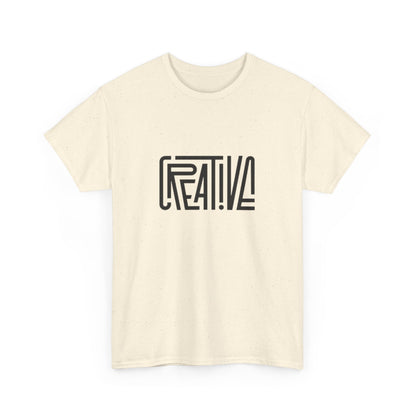 Creative Vibes Heavy Cotton Tee, Artistic T-Shirt for Creatives, Gift for Artists, Daily Wear, Inspiration Tee
