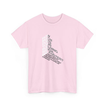 Creative Quote Heavy Cotton Tee | Graphic T-Shirt, Casual Wear, Unique Gift, Everyday Fashion, Statement Piece