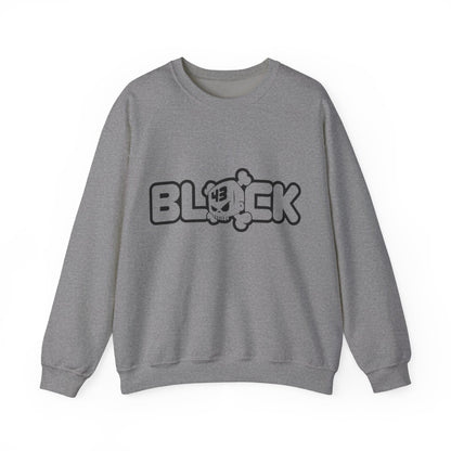 Stylish Unisex Crewneck Sweatshirt - Trendy Block Design, Cozy Winter Apparel, Perfect for Casual Outings, Gift for Friends