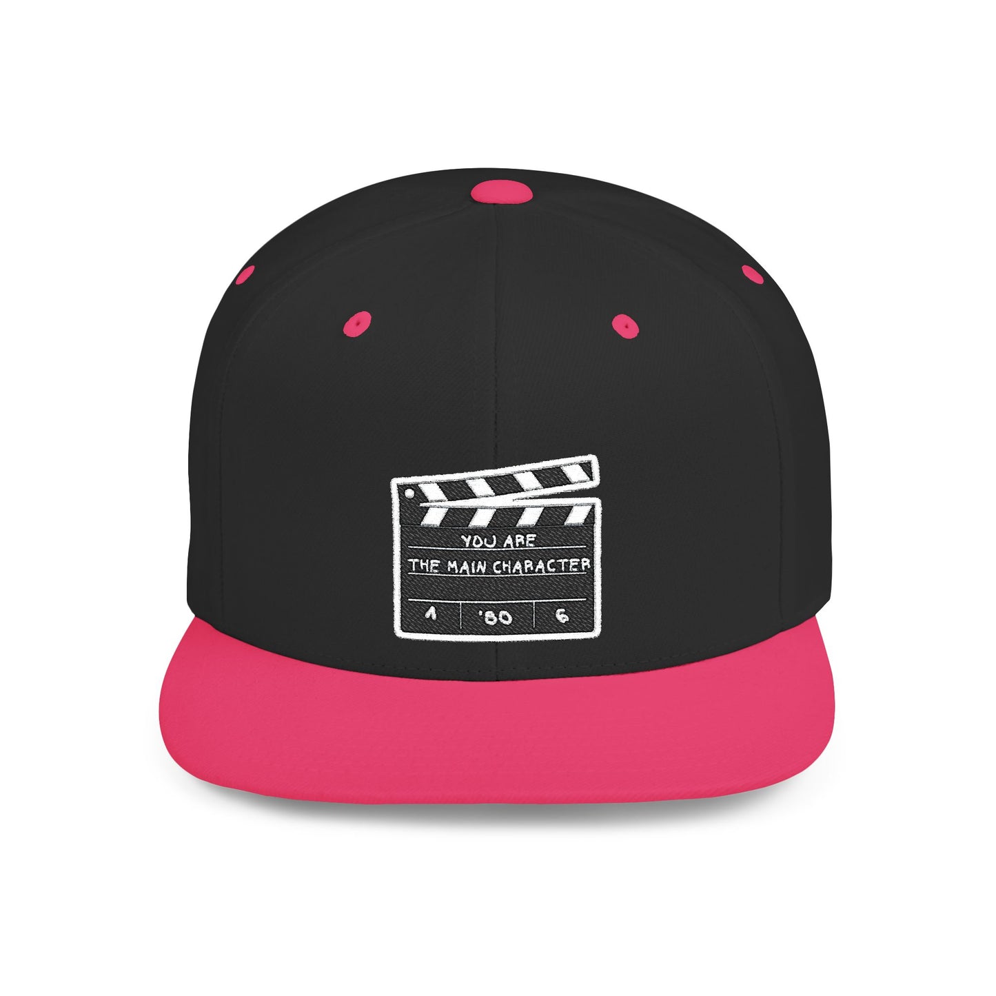 Film Lover's Flat Bill Snapback Hat | Movie Buff Gift | Casual Streetwear | Stylish Cap | Gift for Him/Her, Film Crew Accessory
