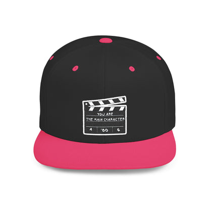 Film Lover's Flat Bill Snapback Hat | Movie Buff Gift | Casual Streetwear | Stylish Cap | Gift for Him/Her, Film Crew Accessory