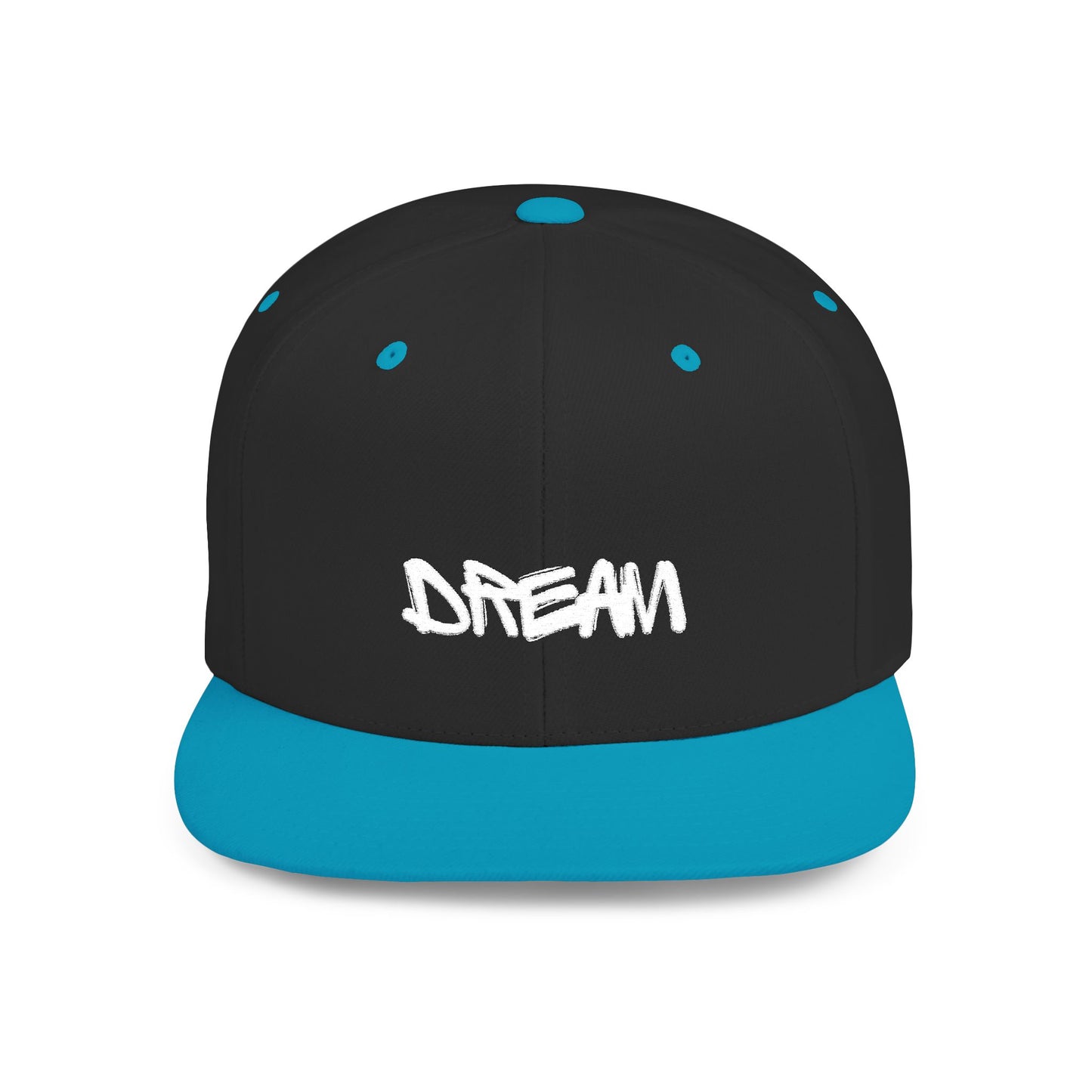 Dream Big Flat Bill Snapback, Trendy Cap for Dreamers, Perfect Gift for Graduates, Casual Accessories, Summer Essentials