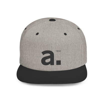 Minimalist Flat Bill Snapback Cap, Casual Style Hat for Everyday Wear, Urban Fashion, Gift for Him or Her, Perfect for Festivals,