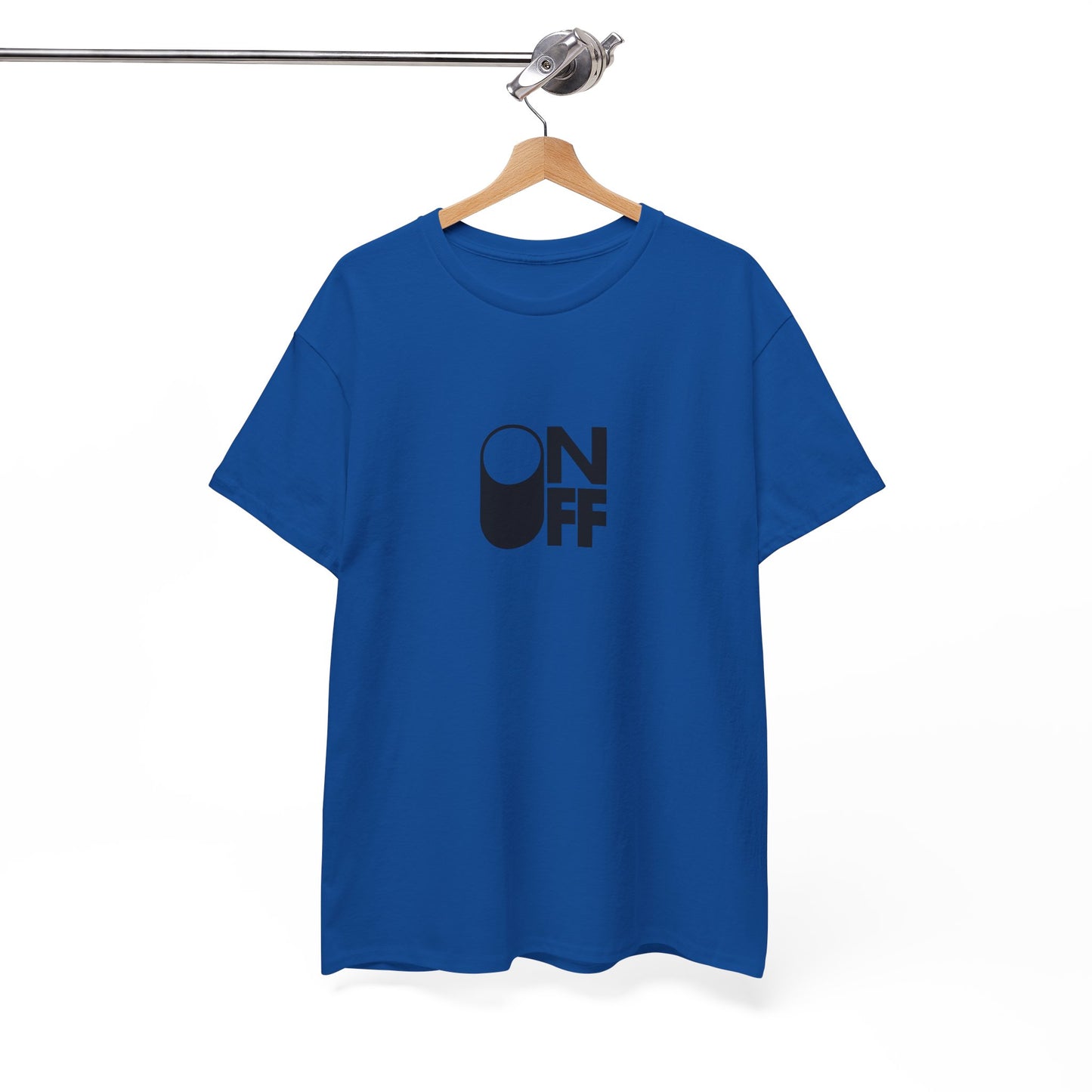 ON/OFF Heavy Cotton Tee - Perfect Gift for Tech Lovers, Casual Wear, Gamer Shirt, Everyday Comfort