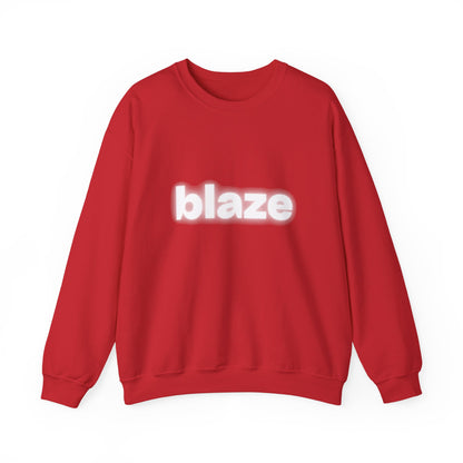 Cozy Unisex Crewneck Sweatshirt - Blaze Design, Comfortable Layering, Gift for Her/Him, Casual Wear, Fall/Winter Essential, Relaxed Fashion