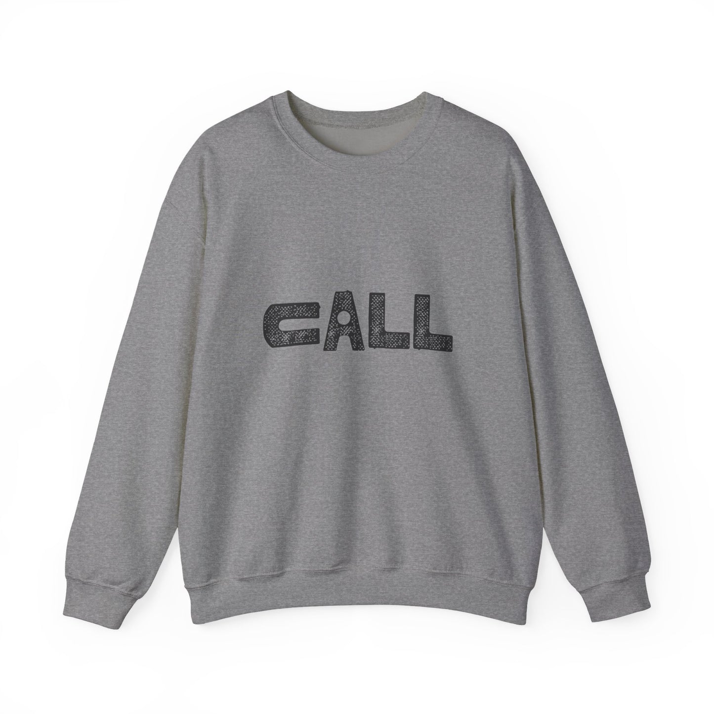 Call Graphic Unisex Crewneck Sweatshirt, Cozy Apparel, Casual Wear, Everyday Style, Gift for Friends