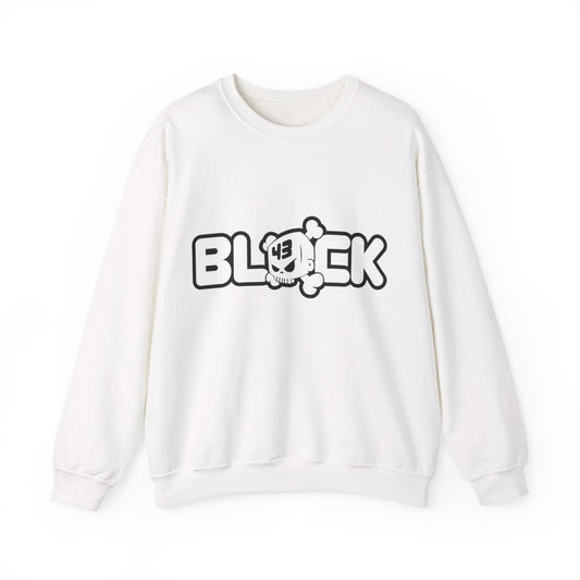 Stylish Unisex Crewneck Sweatshirt - Trendy Block Design, Cozy Winter Apparel, Perfect for Casual Outings, Gift for Friends