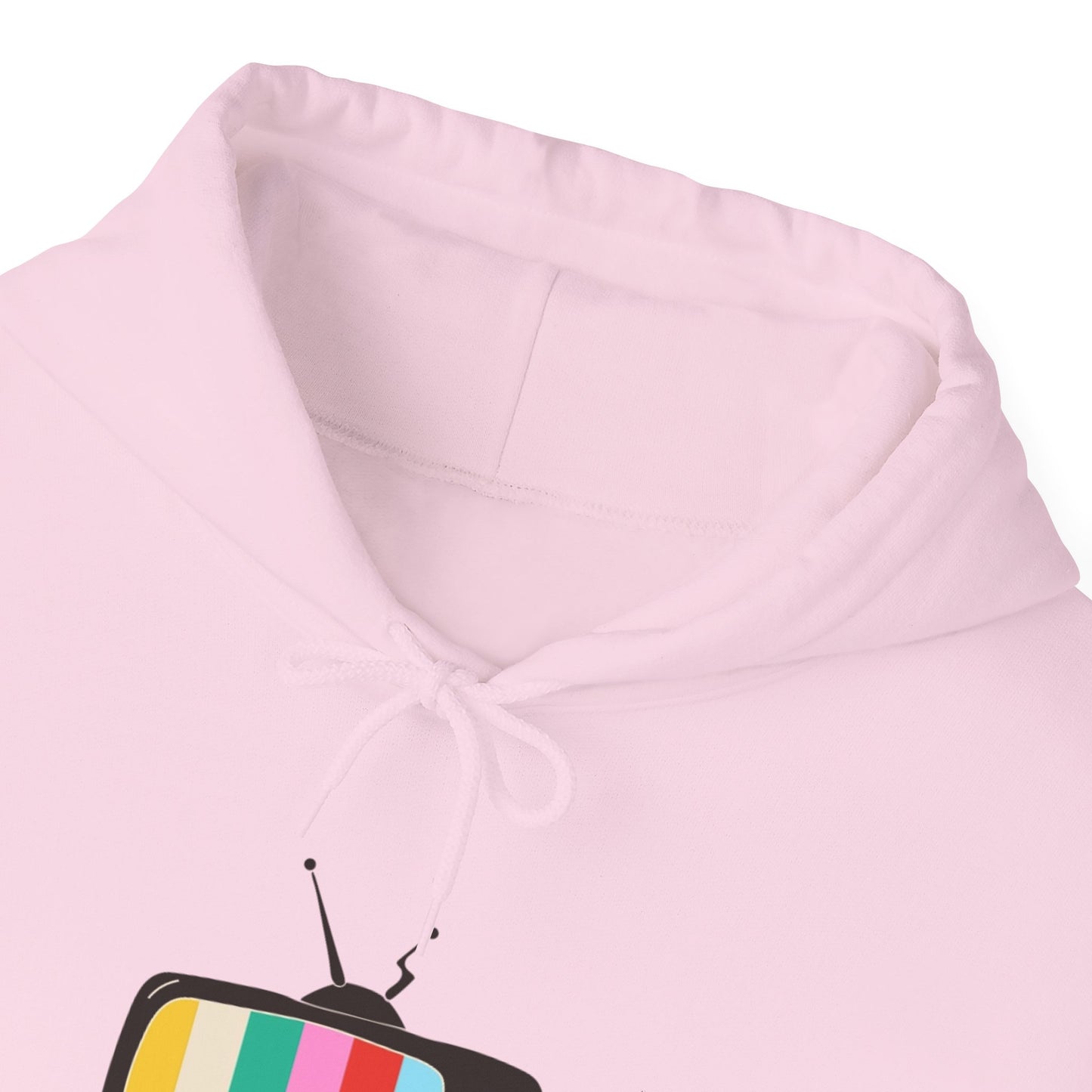 Retro TV Graphic Unisex Hoodie, Vintage Sweater, Cozy Fun Sweatshirt, Gift for Gamers, Movie Lovers, Perfect for Fall