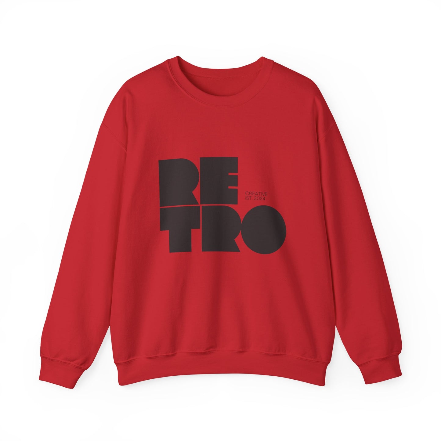 Retro Unisex Heavy Blend Crewneck Sweatshirt, Vintage Style Sweatshirt, Cozy Graphic Crew Neck, Gift for Him or Her, Stylish Casual Wear